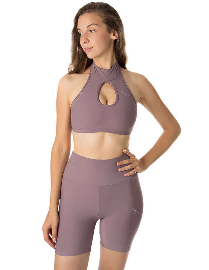 Dragonfly Terri - High neck sports bra