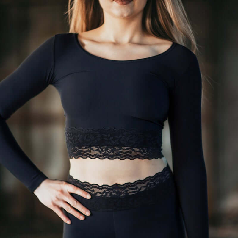 Dragonfly Pavi - Lace crop top