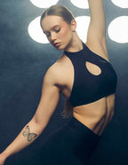 Dragonfly Terri - High neck sports bra