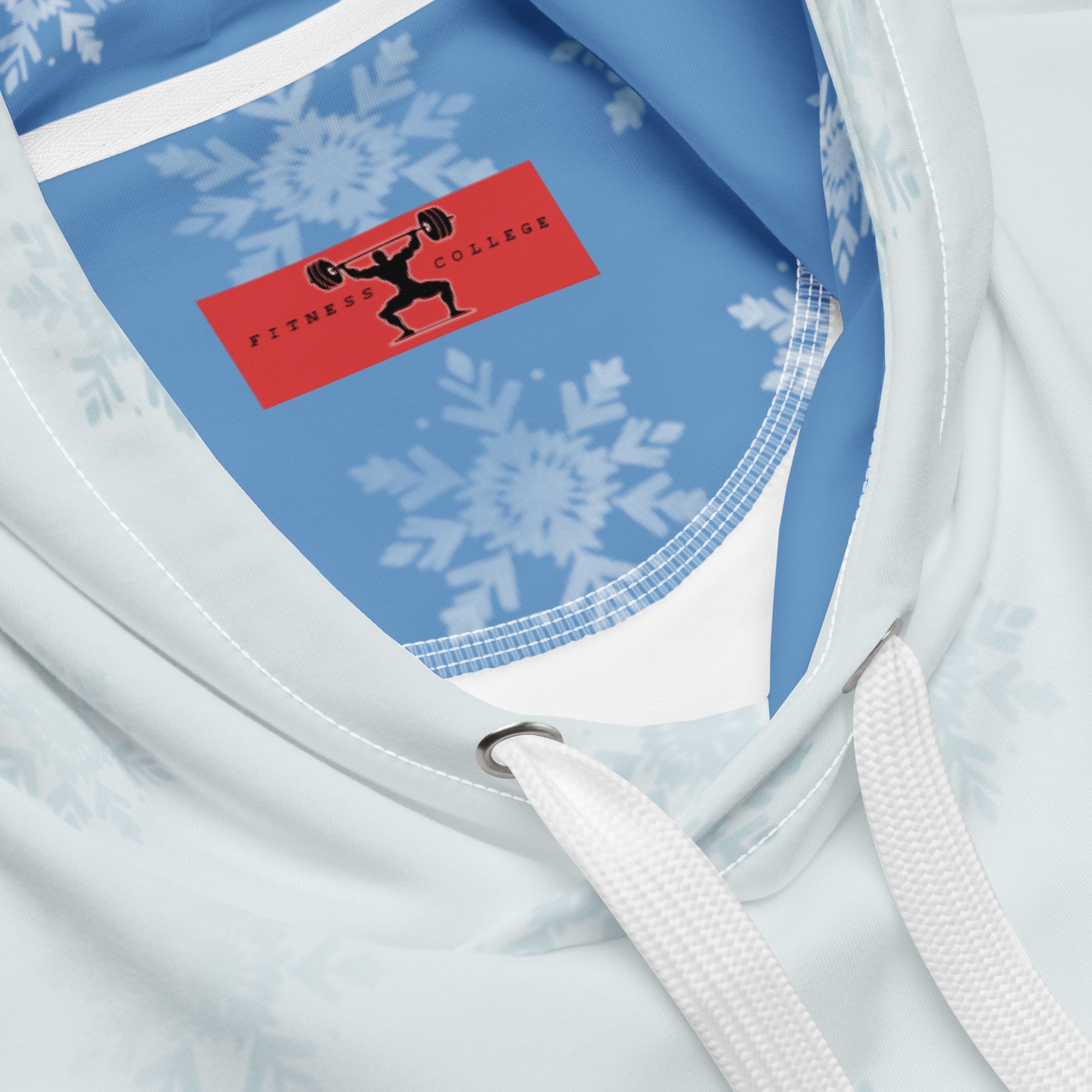 Fitness College - Snowflakes Hoodie - Fitness College