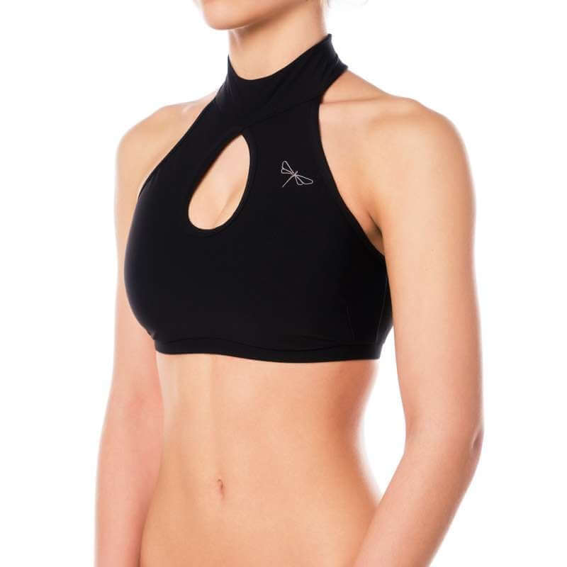 Dragonfly Terri - High neck sports bra