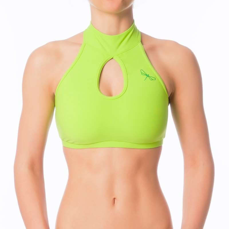 Dragonfly Terri - High neck sports bra