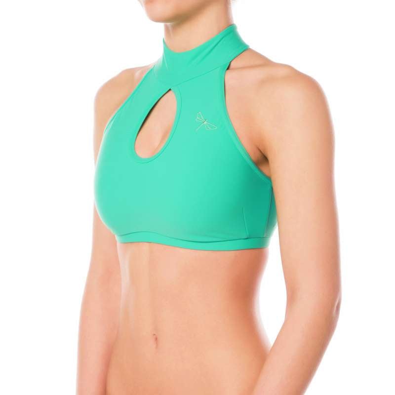 Dragonfly Terri - High neck sports bra