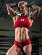 Dragonfly Terri - High neck sports bra